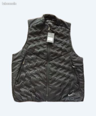 Veste running sans manche noir